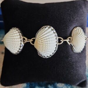 Sterling Silver Shell Bracelet